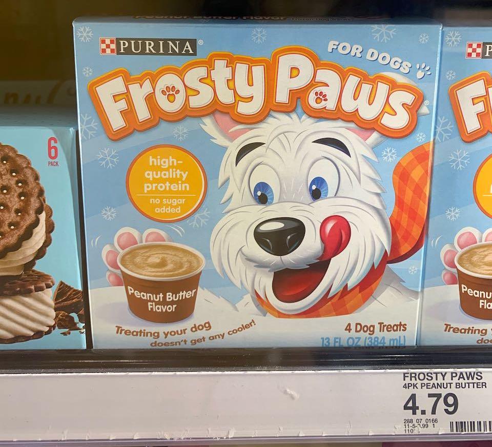 Heb dog ice store cream